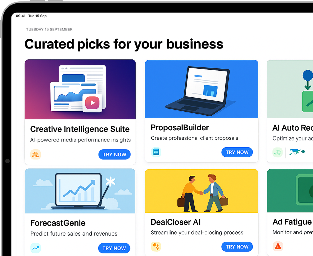 Product tools screenshot